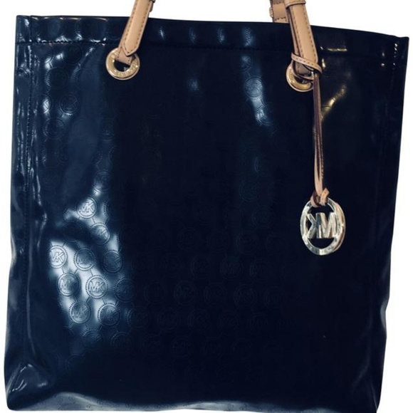 MICHAEL Michael Kors Handbags - Michael Kors Authentic Metallic Patent Leather Tot